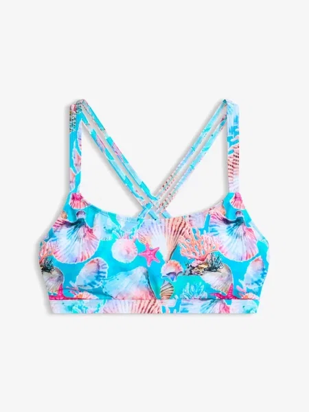 Biustonosz bikini bustier ze skrzyżowanymi ramiączkami