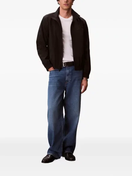Geacă Calvin Klein cu imagine negru