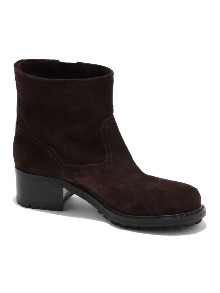 Botki Car Shoe zamszowe brązowe