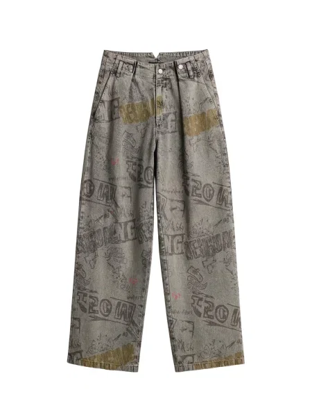 Desigual Jeans maro negru