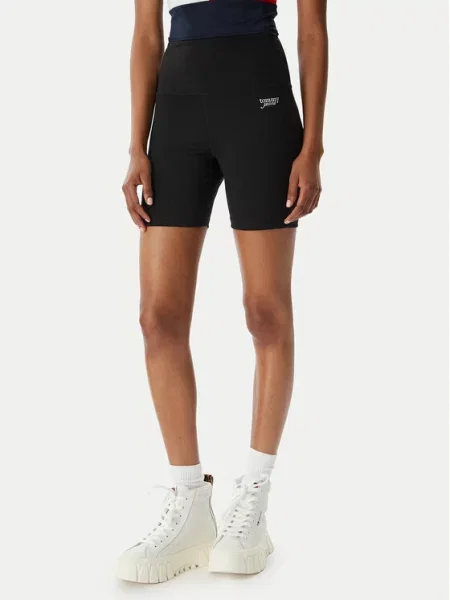 Tommy Jeans Pantaloni scurți ciclism negru