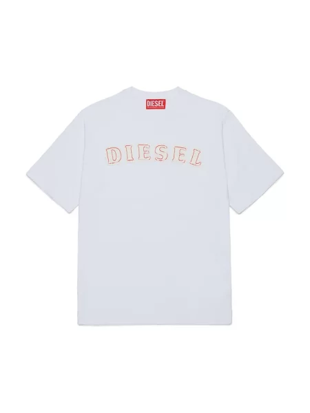 Diesel gyerek póló TJEANS OVER T-SHIRT fehér