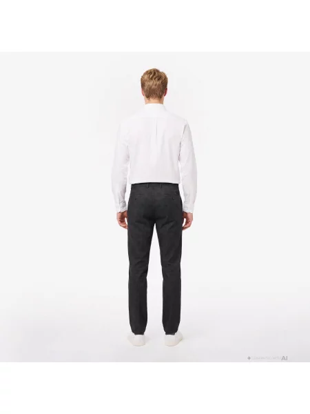 Lacoste Spodnie Chino Slim Fit czarne
