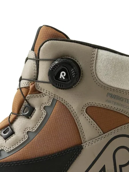 Gyerek hótaposó Reima Hallava Quicklock earthy beige. Méret: 28 EU bézs