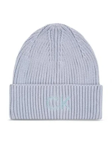 Calvin Klein Căciulă Re-Lock Beanie W/Emb albastru
