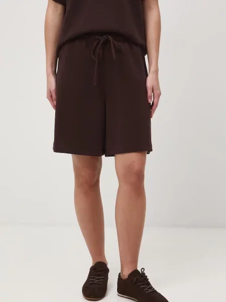 Medicine szorty dresowe z modalem brązowe