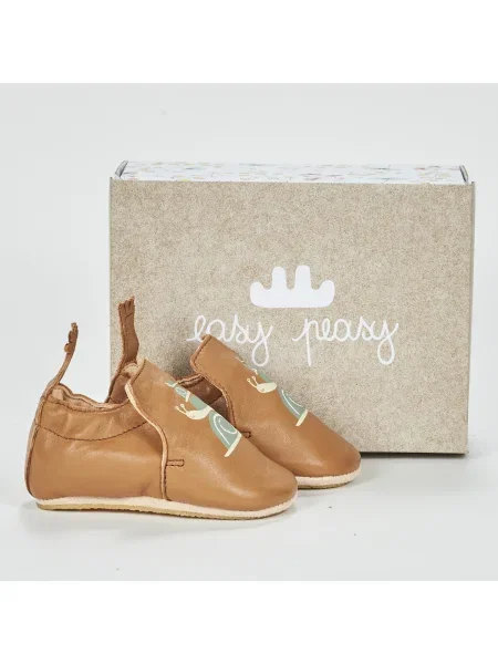 Pantofi copii Easy Peasy maro