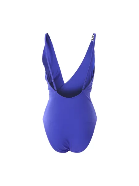 Strój kąpielowy Karl Lagerfeld asymetryczny niebieski