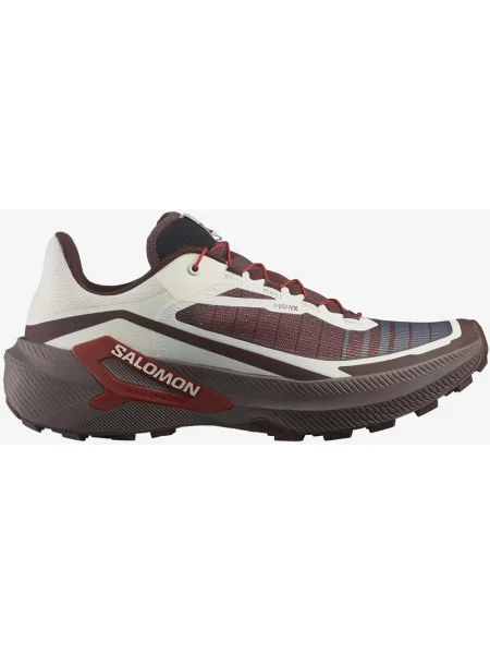 Buty do biegania Salomon Genesis 2 brąz bordowy 40 biały