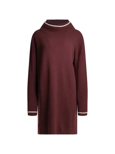 Rochie mini Brunello Cucinelli cu dungi roșu