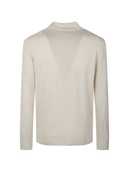 Tricou polo Barena alb