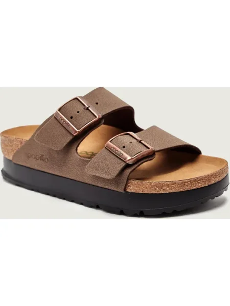Platform talpú papucs Birkenstock barna