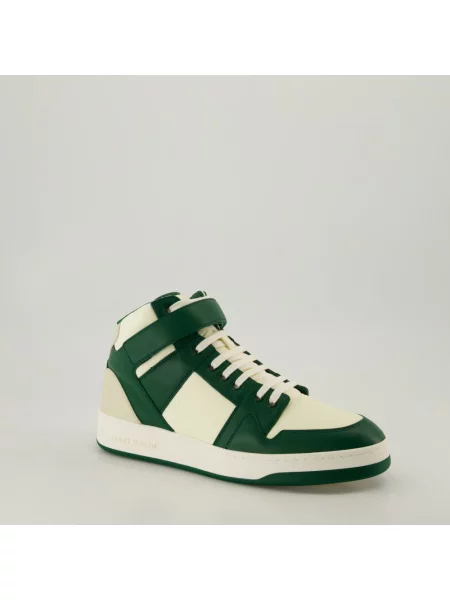 Sneakersy Saint Laurent zielone