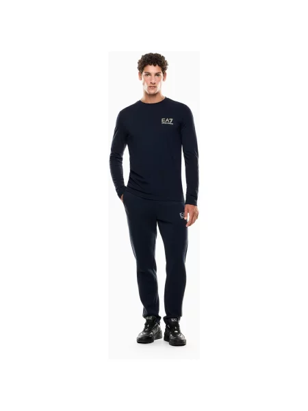Pulover Emporio Armani Ea7 albastru