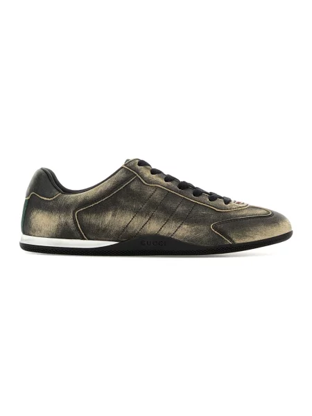 Sneakersy Gucci skórzane czarne