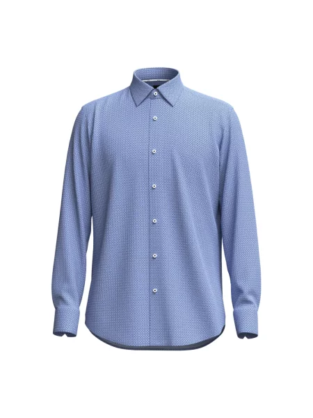 Koszula Boss casual niebieska