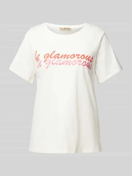 T-shirt z nadrukiem ze sloganem Smith And Soul biała