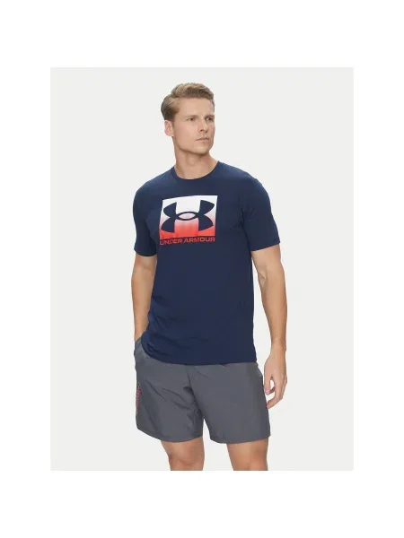 Under Armour Póló Boxed Sports sötétkék