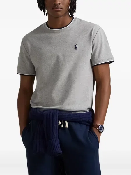 Șosete Polo Ralph Lauren de in cu dungi cu autograf negru