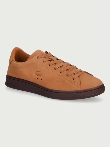 Lacoste Carnaby Set Sneakers pentru bărbați din nubuc maro