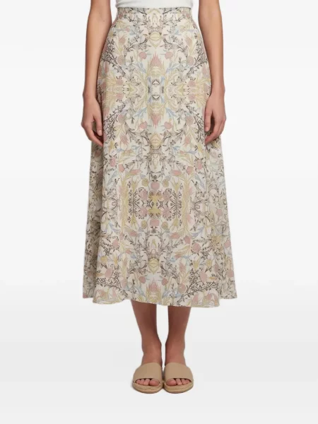 Fustă midi Weekend Max Mara cu model floral cu imagine