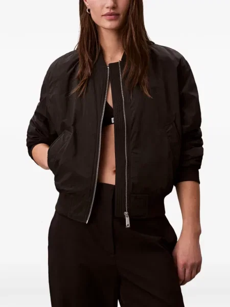 Geacă Calvin Klein cu autograf negru