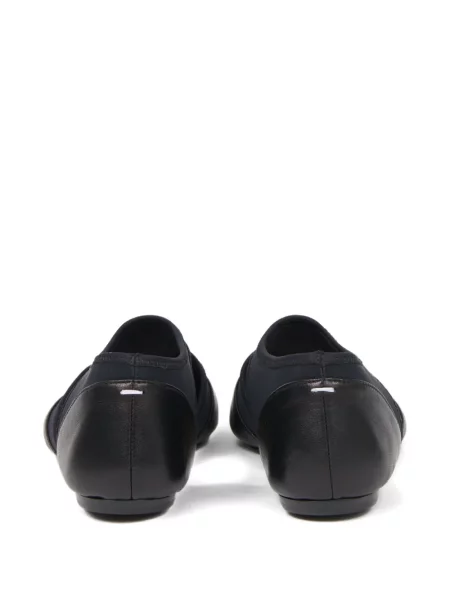 Balerini Maison Margiela din piele negru