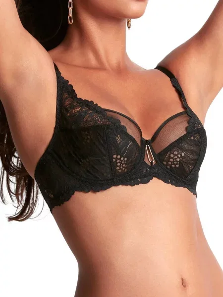 Мягкий бюстгальтер на косточках чорний