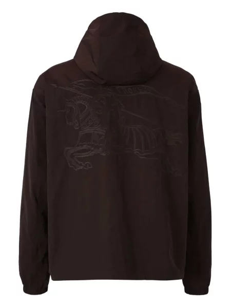 Geacă Burberry cu broderie maro