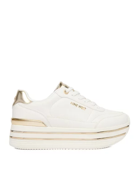 Sneakersy Nine West białe