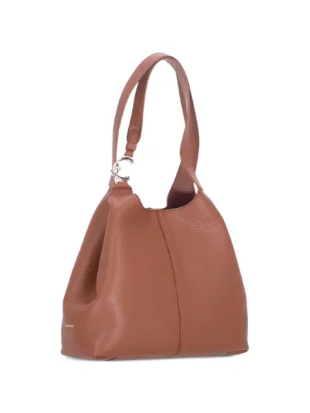 Geantă shopper Coccinelle din piele maro