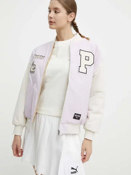 Puma geaca bomber cu doua fete PUMA X SOPHIA CHANG femei roz