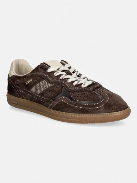 Alohas sneakers din piele întoarsă Rife maro