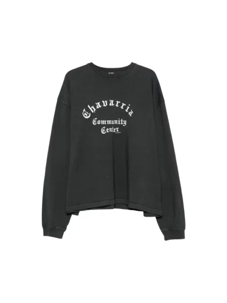 Bluza Willy Chavarria z długim rękawem czarna