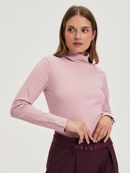 Tricou cu mânecă lungă Marisse cu mâneci lungi
