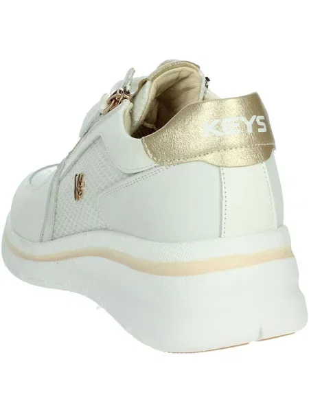 Pantofi Keys alb