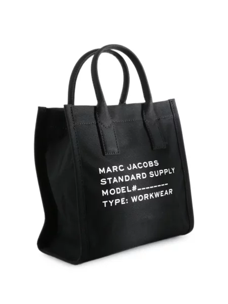 Geantă shopper Marc Jacobs cu imagine negru
