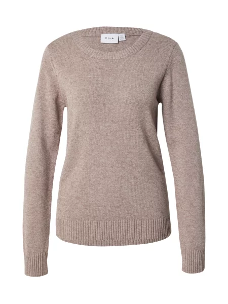 VILA Pulover VIRil amestecat maro