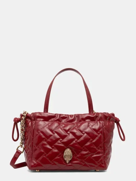 Usnjena torbica Kurt Geiger London KENSINGTON rdeča