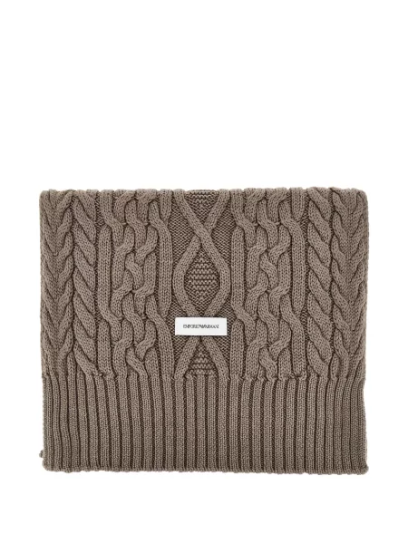 Fular Emporio Armani tricotate maro
