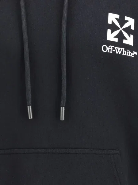 Hanorac cu glugă Off-white mini alb