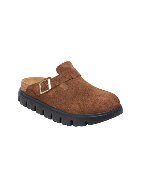 Chunky šľapky Birkenstock hnedá
