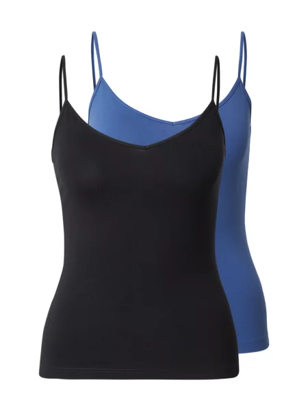 WEEKDAY Maiou albastru regal negru