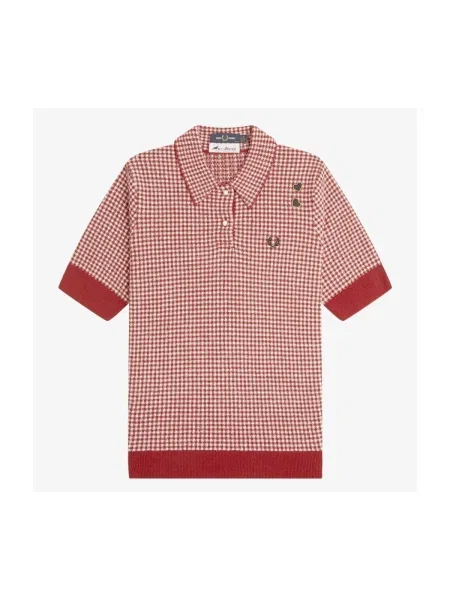 Cămașă Fred Perry tricotate roșu