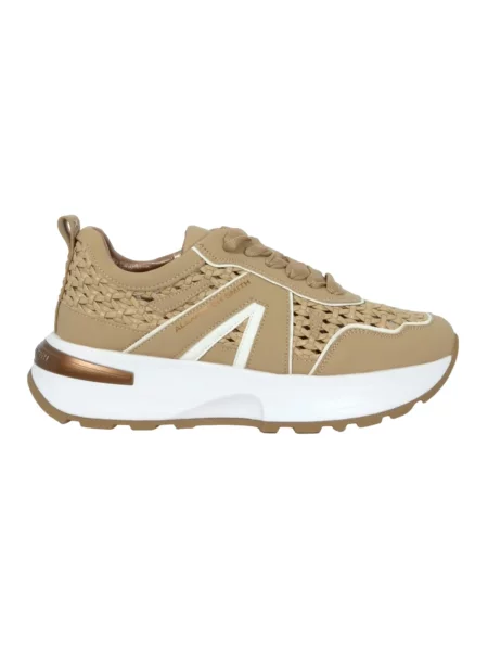 Sneakersy Alexander Smith skórzane brązowe