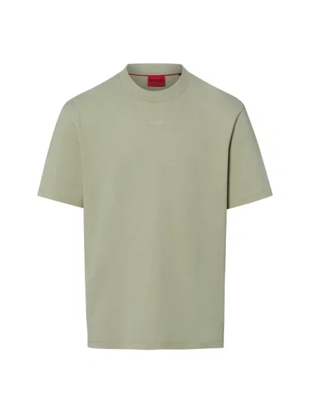 HUGO T-Shirt Dapolino Zielony jasny beżowa