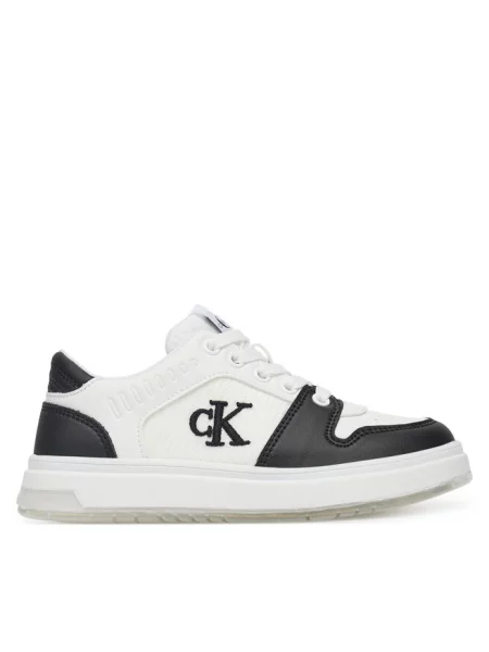 Sneakersy Calvin Klein Jeans białe