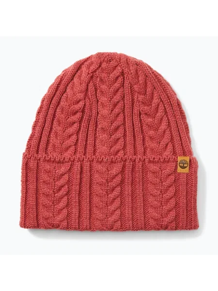 Olcsóbban. Női téli sapka Timberland Cable Beanie gránát rózsaszínű sapka. Méret: OS rózsaszín