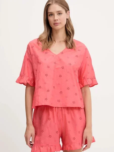 Пижама United Colors of Benetton дамска от розово