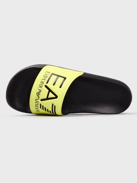 Шлепанцы Ea7 Emporio Armani желтые